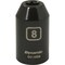 Dynamic 1/2" Drive Standard Socket, Black Phosphate, Tools 1/2" Drive 6 Point Metric, 8mm Standard Length D014008 - alternate 1